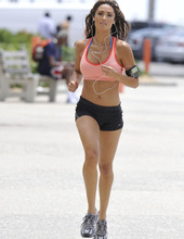 Katie Cleary jogs 13