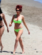 Hot Amy Childs On The Beach 11