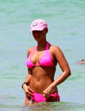 Amber Rose In Pink Bikini 01