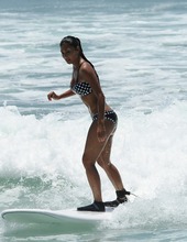 Nicole Scherzinger On The Beach 09