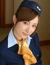 Nene Ogawa Flight Attendant 08