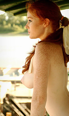 Dominique The Natural Redhead Girl