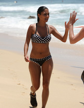 Nicole Scherzinger On The Beach 11