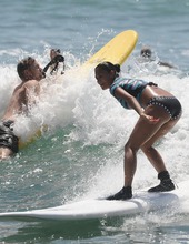 Nicole Scherzinger On The Beach 13