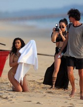 Kim Kardashian on the beach 04