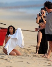 Kim Kardashian on the beach 05